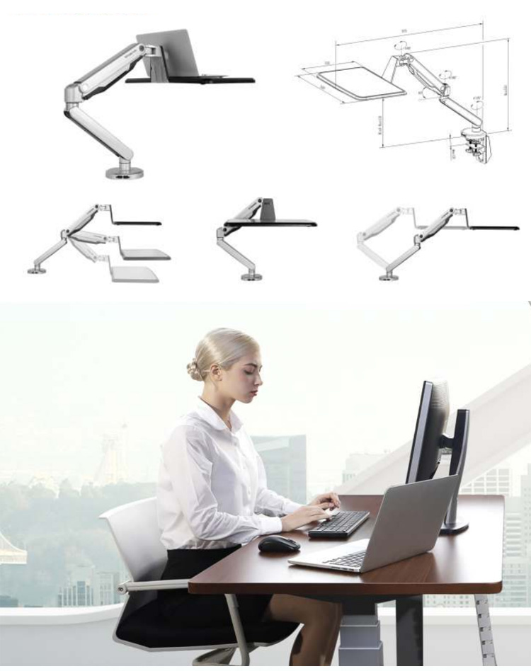 办公桌升降电脑支架与升降台系列_04